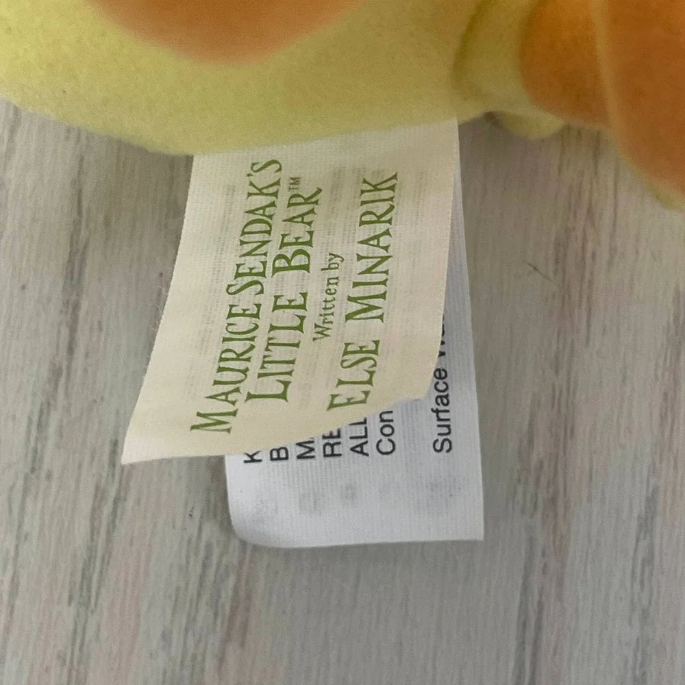 Kidpower Maurice Sendak Little Bear Duck Plush Vintage 1999 Read